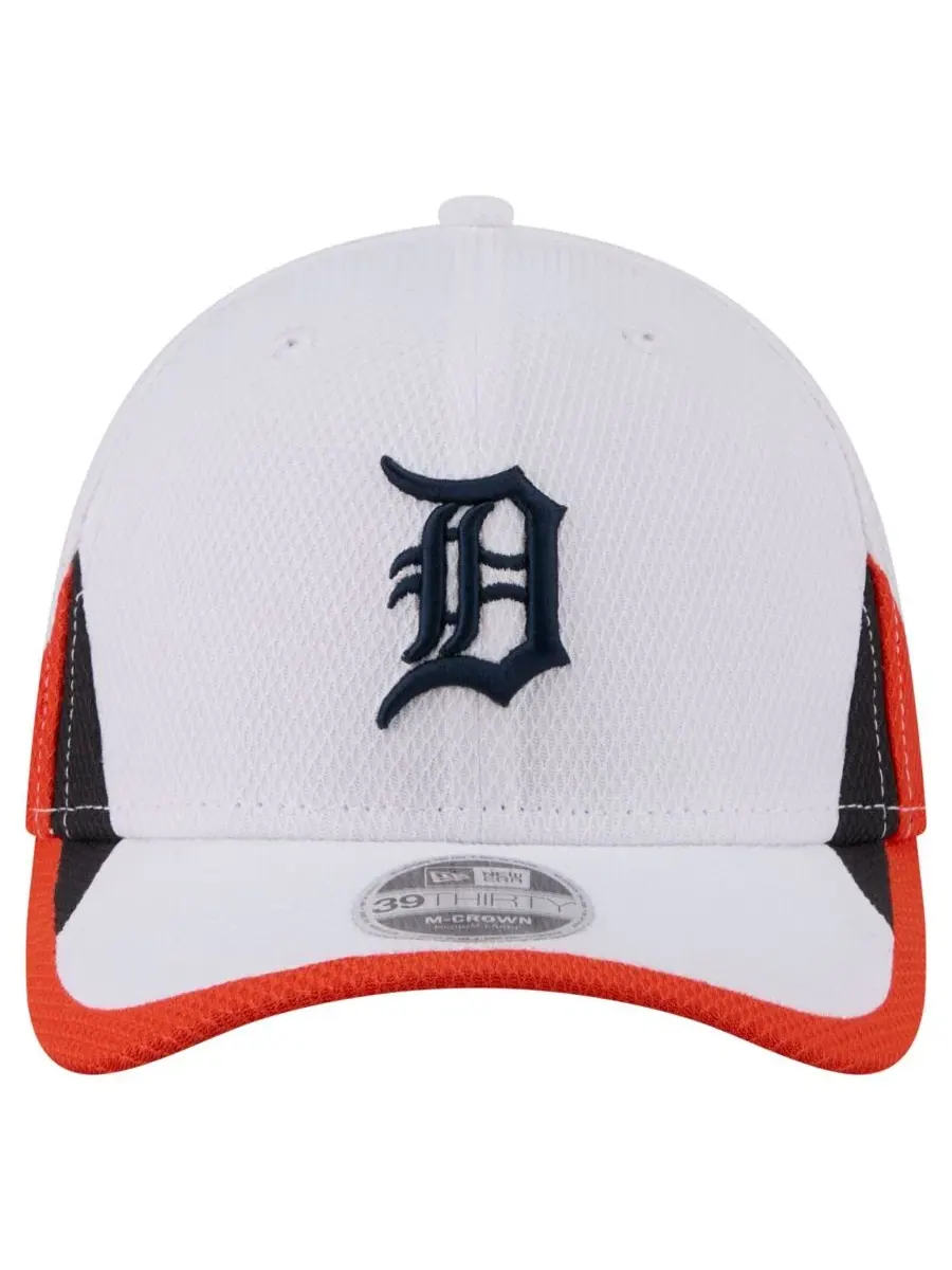 Бейсболка New Era с вышивкой Detroit Tigers — изображение 2 из 5, белый