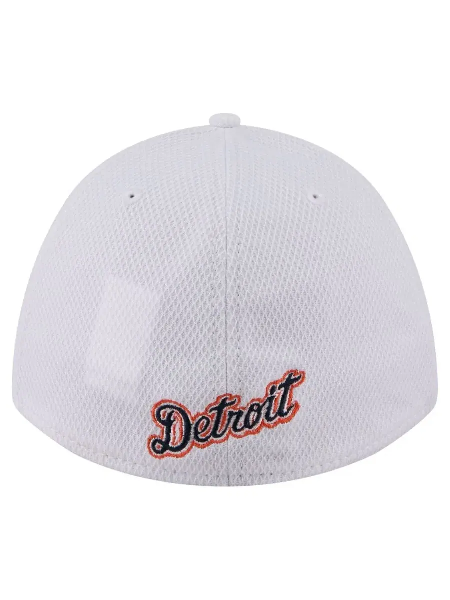 Бейсболка New Era с вышивкой Detroit Tigers — изображение 4 из 5, белый