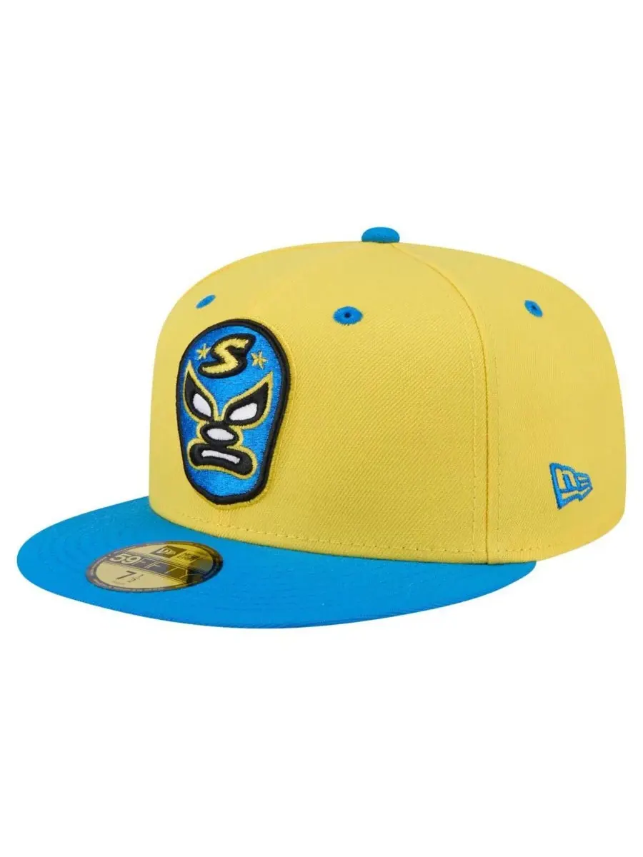 New Era Мужская желто-синяя кепка Sacramento River Cats Copa de la Diversion 59FIFTY