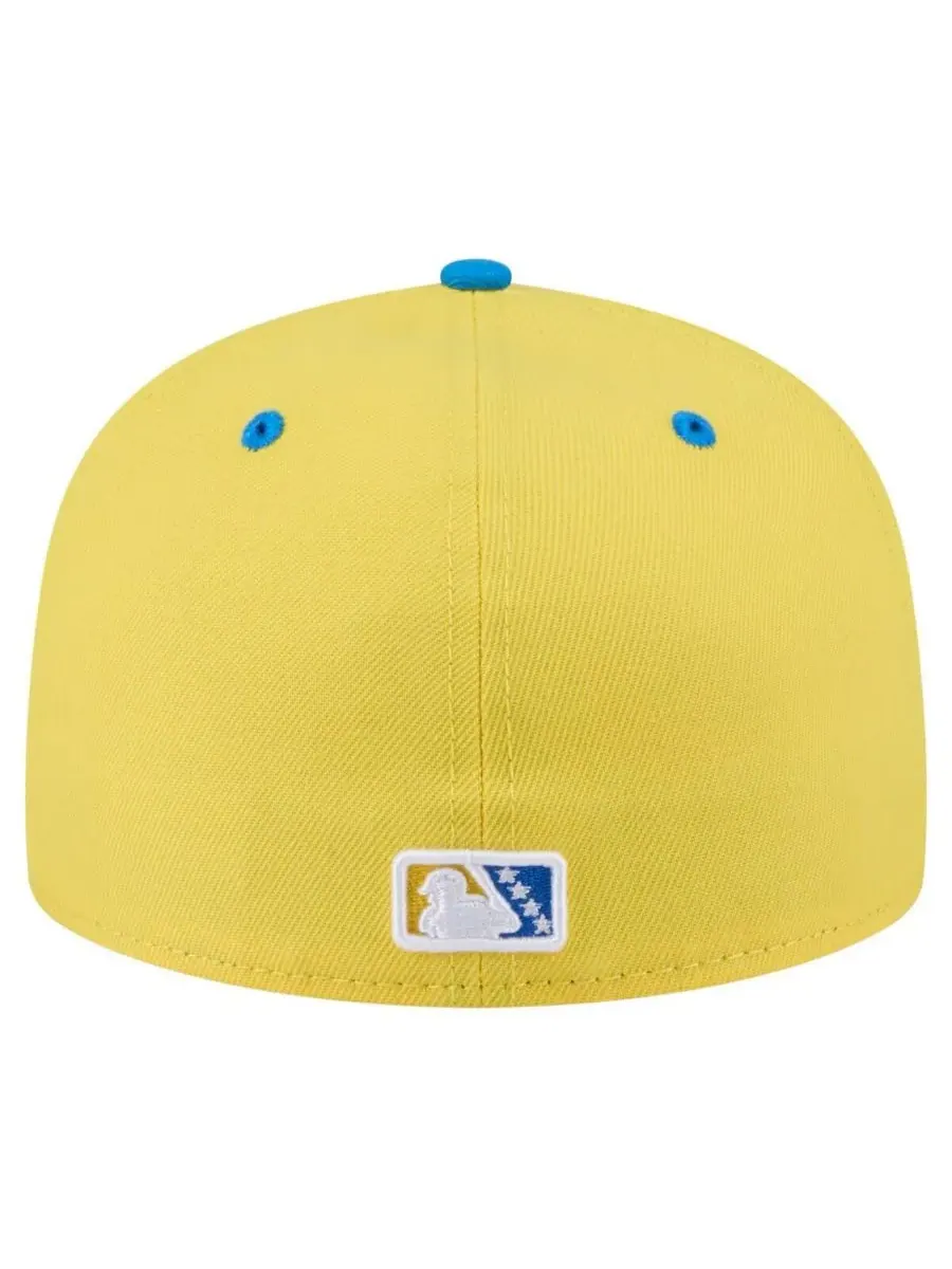 New Era Мужская желто-синяя кепка Sacramento River Cats Copa de la Diversion 59FIFTY — изображение 2 из 4, желтый синий