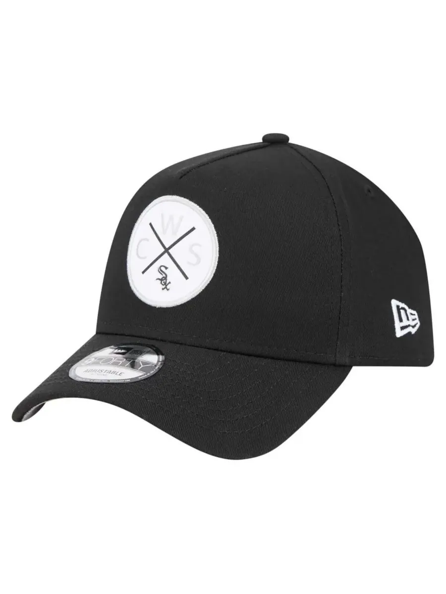 New Era Мужская черная регулируемая бейсболка Chicago White Sox 9FORTY A-Frame