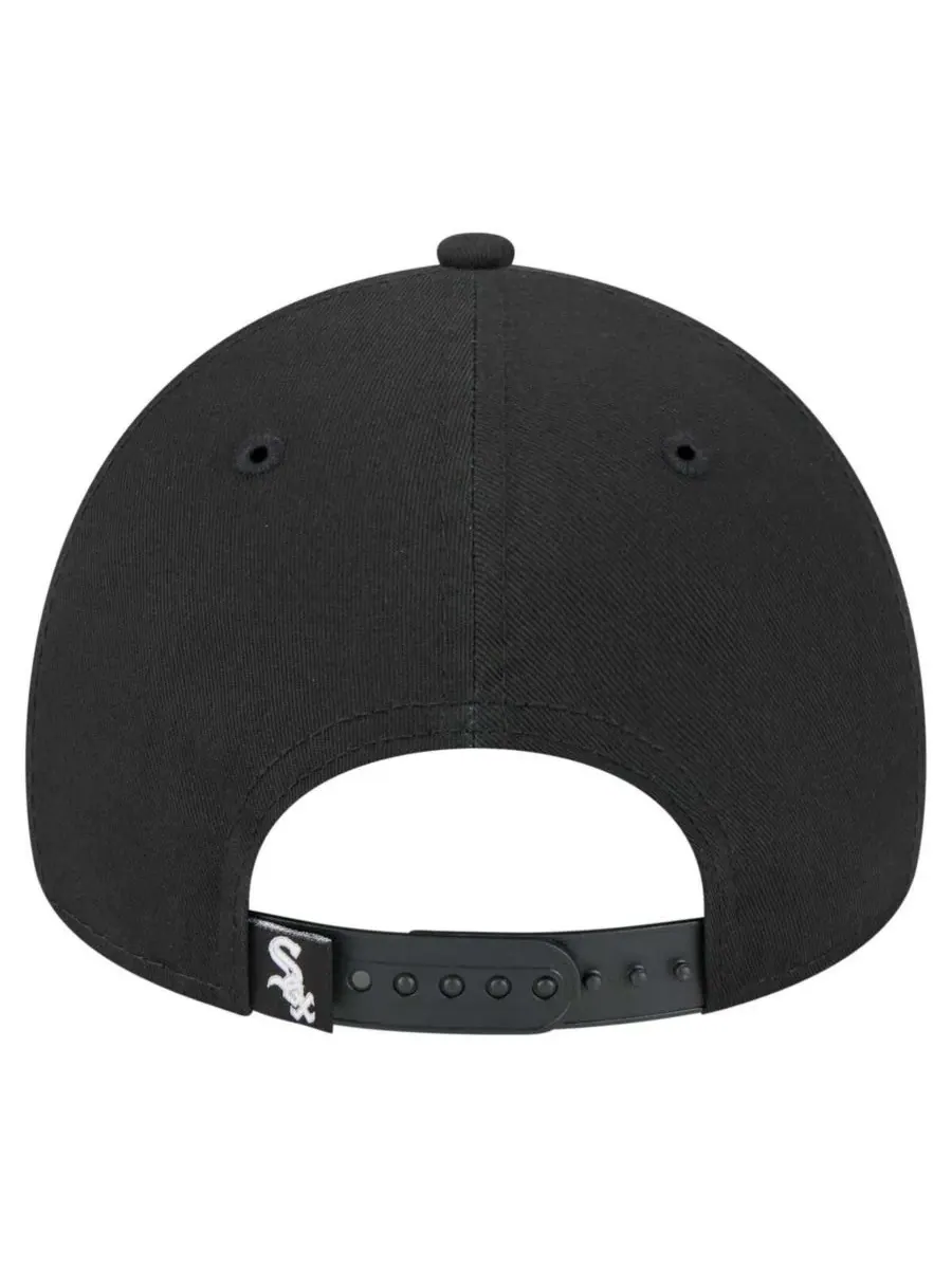 New Era Мужская черная регулируемая бейсболка Chicago White Sox 9FORTY A-Frame — изображение 2 из 5, черный