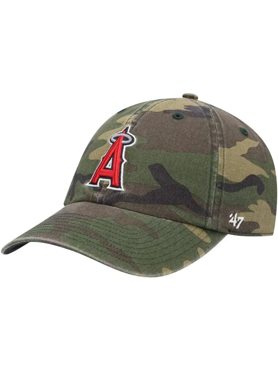 Кепка с вышивкой Los Angeles Angels, Camo '47 Brand