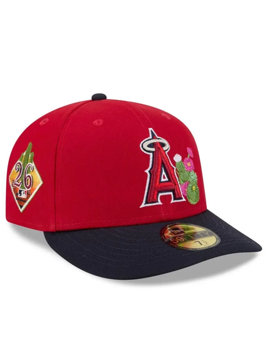 Бейсболка New Era с вышитым логотипом Los Angeles Angels