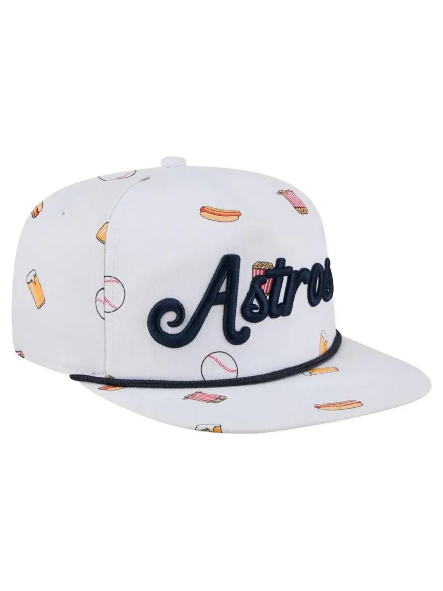 Кепка New Era Houston Astros Team Cheer Rope 19TWENTY — изображение 2 из 4, белый