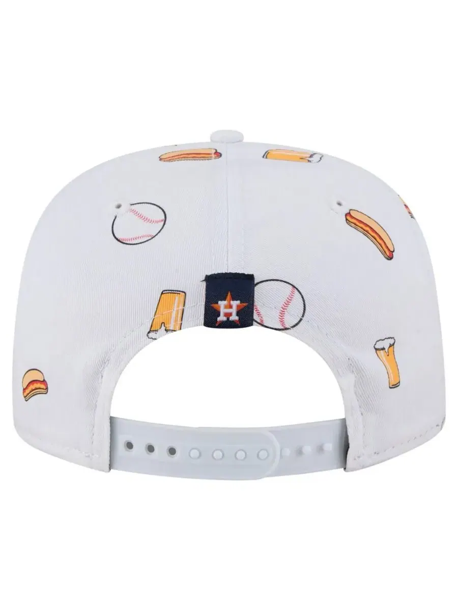 Кепка New Era Houston Astros Team Cheer Rope 19TWENTY — изображение 3 из 4, белый