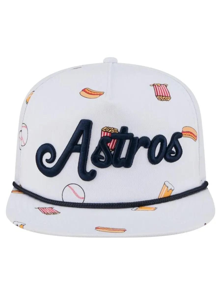 Кепка New Era Houston Astros Team Cheer Rope 19TWENTY — изображение 4 из 4, белый