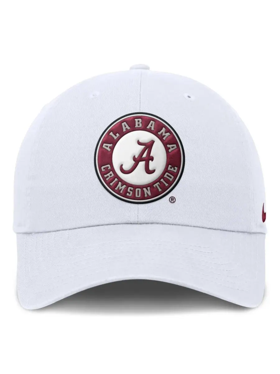 Кепка Dri-FIT с вышивкой Alabama Crimson Tide Nike — изображение 2 из 4, белый