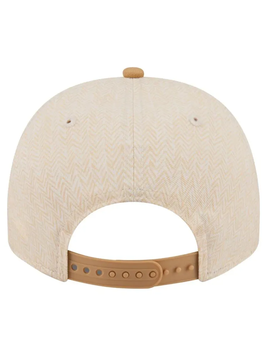 Кепка-снэпбек Atlanta Braves Herringbone 9FIFTY A-Frame New Era — изображение 4 из 5, кремовый хаки