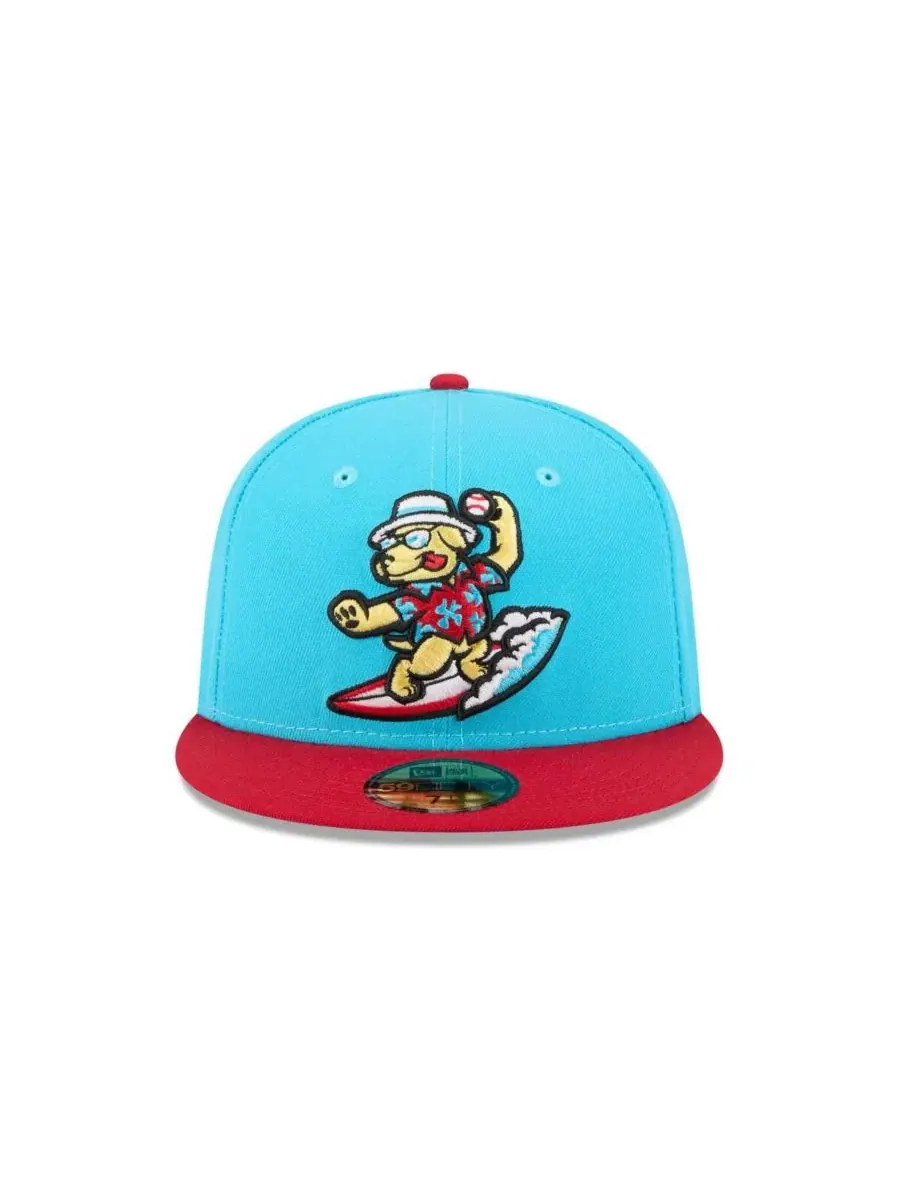 Бейсболка New Era с высокой тульей, с плоским козырьком, Clearwater Threshers Theme Nights New Era — изображение 2 из 4