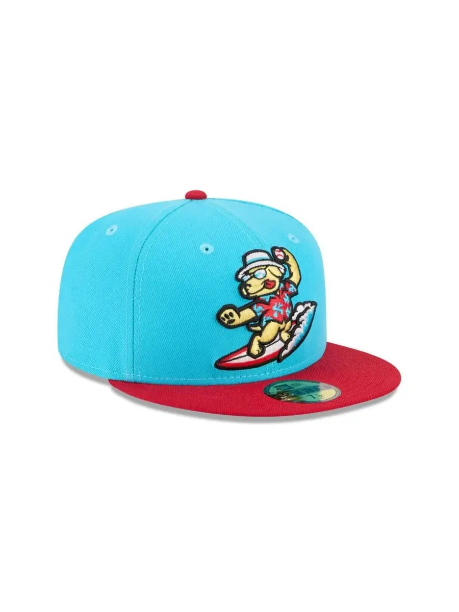 Бейсболка New Era с высокой тульей, с плоским козырьком, Clearwater Threshers Theme Nights New Era — изображение 3 из 4