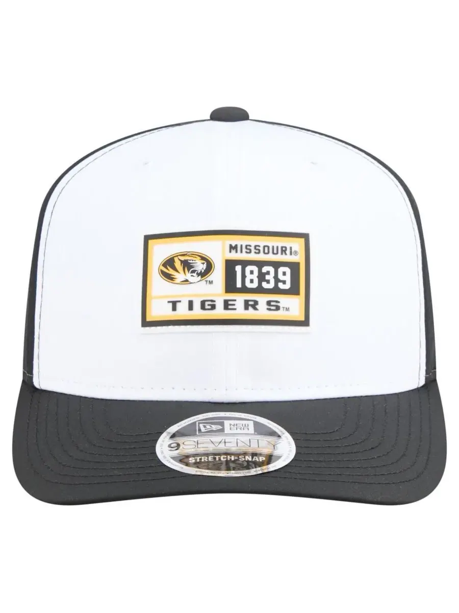 Бейсболка Missouri Tigers с патчем New Era — изображение 5 из 5, белый черный