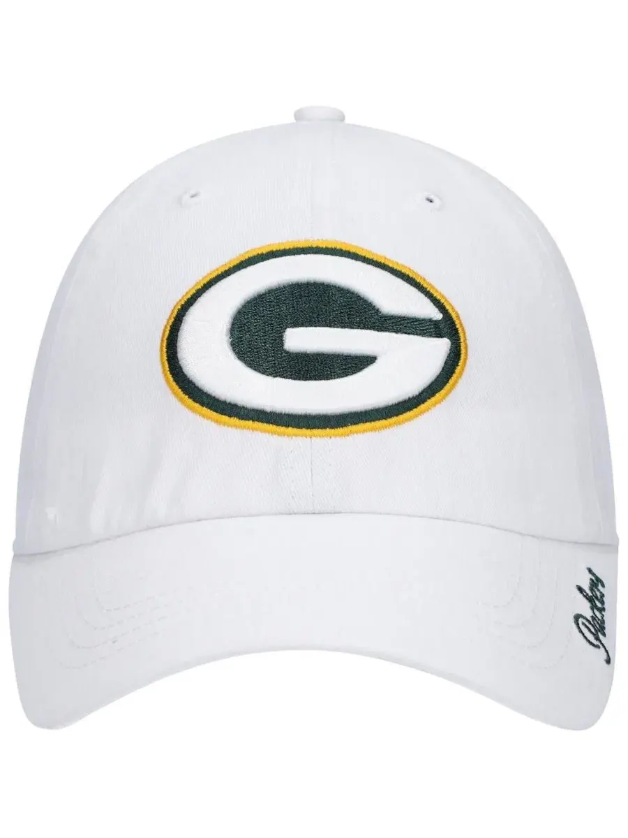 Бейсболка с вышивкой Green Bay Packers '47 Brand — изображение 3 из 5, белый
