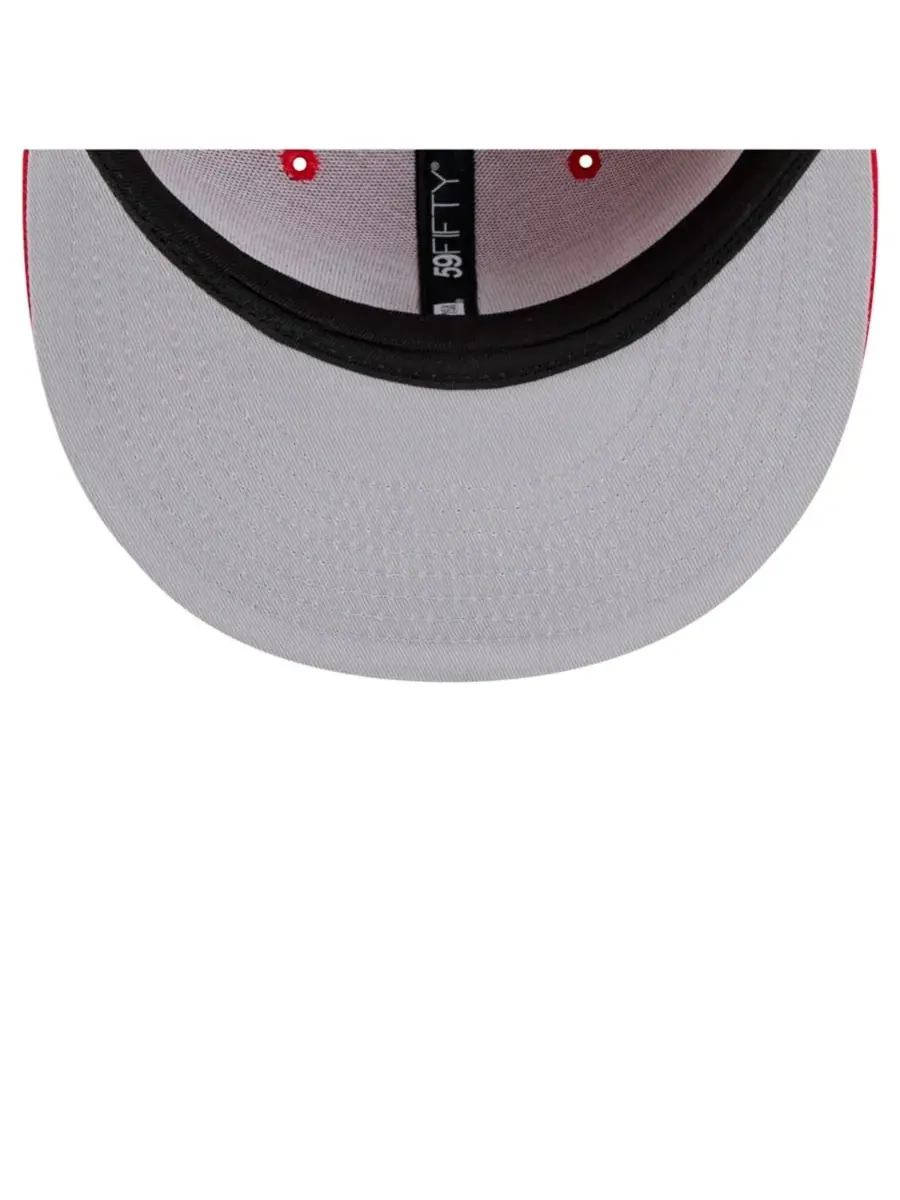 New Era Мужская красная бейсболка Calgary Flames Core 59FIFTY — изображение 5 из 5, красный