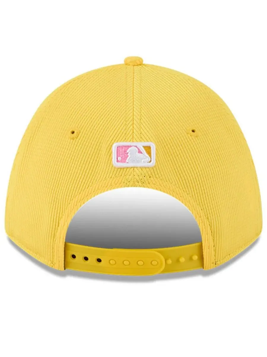 New Era Мужская желтая бейсболка San Diego Padres City Connect Batting Practice 9FORTY с — изображение 4 из 4, желтый