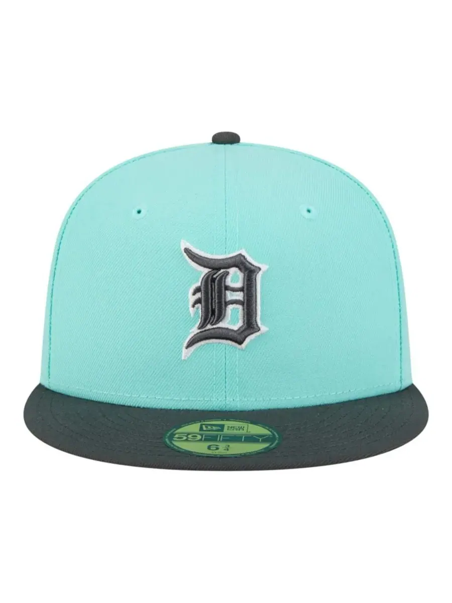 Кепка с принтом Detroit Tigers Two-Tone Color Pack 59FIFTY New Era — изображение 2 из 5, темно-серый