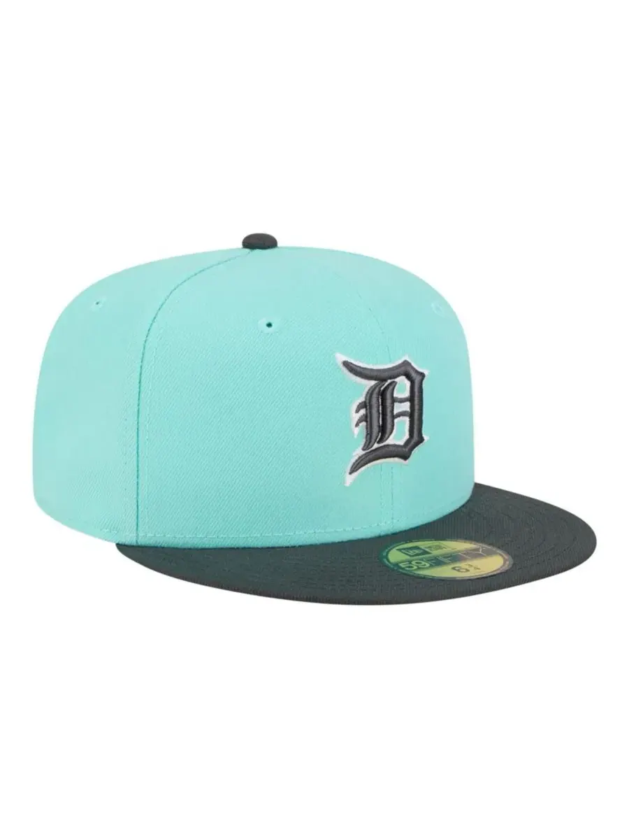 Кепка с принтом Detroit Tigers Two-Tone Color Pack 59FIFTY New Era — изображение 3 из 5, темно-серый
