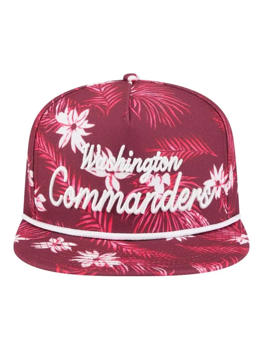 Кепка-снэпбек с пальмовым принтом, Washington Commanders New Era — изображение 4 из 4, бордовый