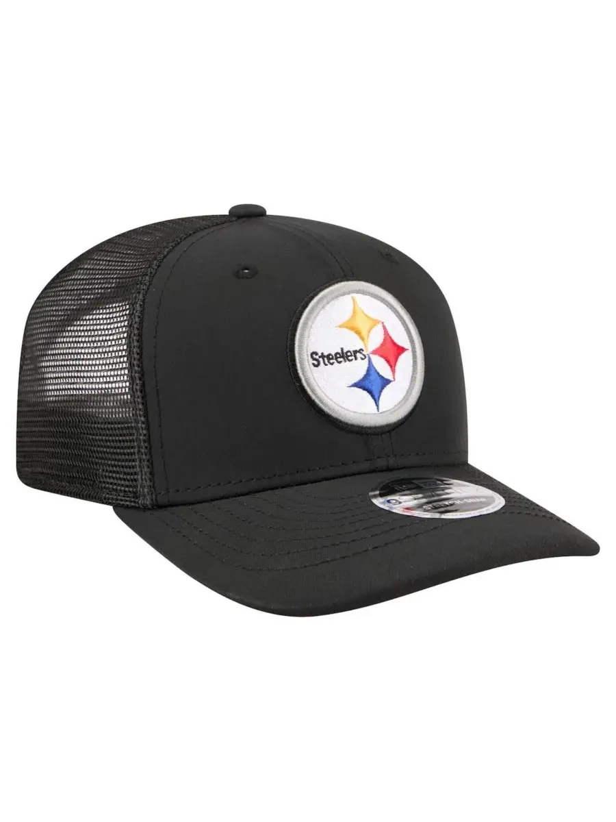 Кепка-тракер New Era 9SEVENTY с вышивкой Pittsburgh Steelers — изображение 3 из 5, черный