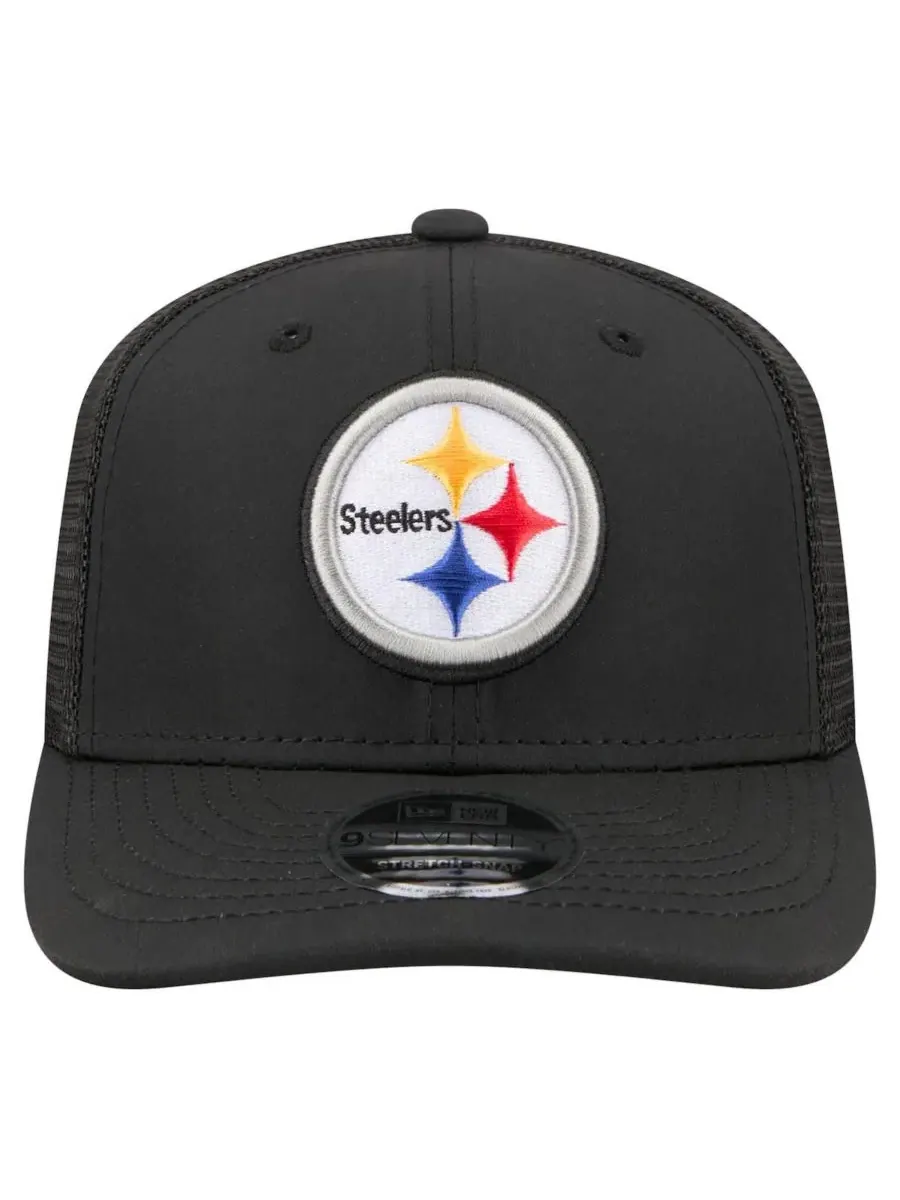 Кепка-тракер New Era 9SEVENTY с вышивкой Pittsburgh Steelers — изображение 5 из 5, черный