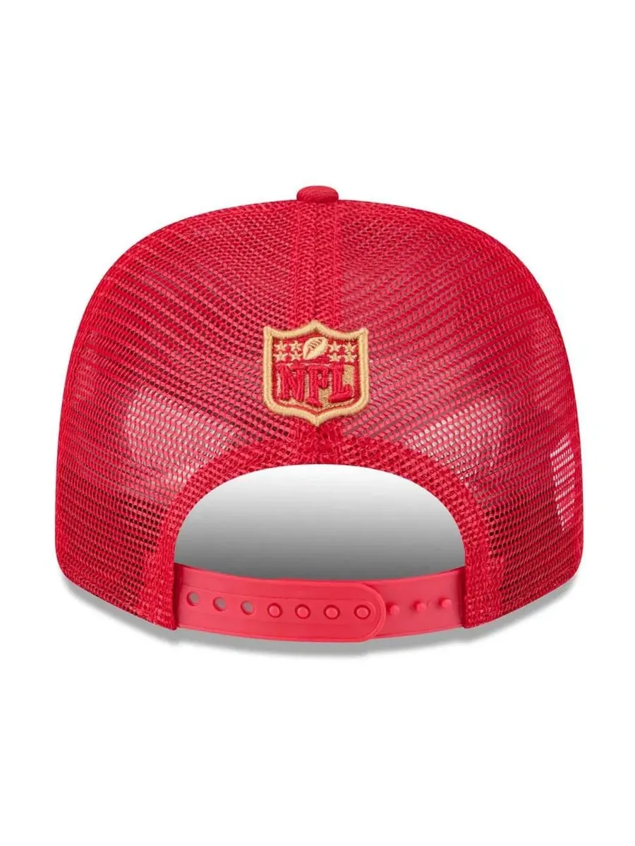 Кепка-тракер с принтом 80th Anniversary Side Patch 9SEVENTY New Era — изображение 4 из 5, алый