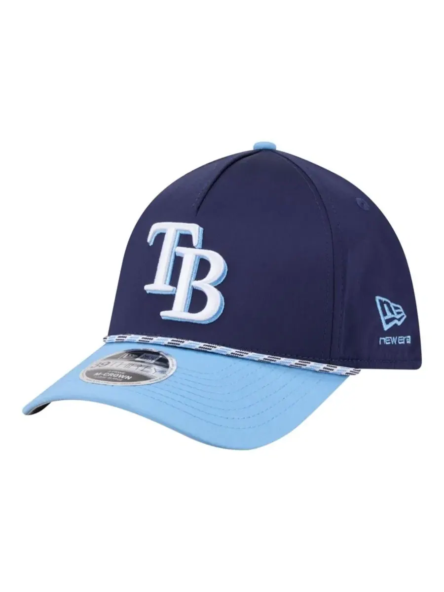 Кепка-флекс-фит с изогнутым козырьком и плетеным канатом, Tampa Bay Rays New Era