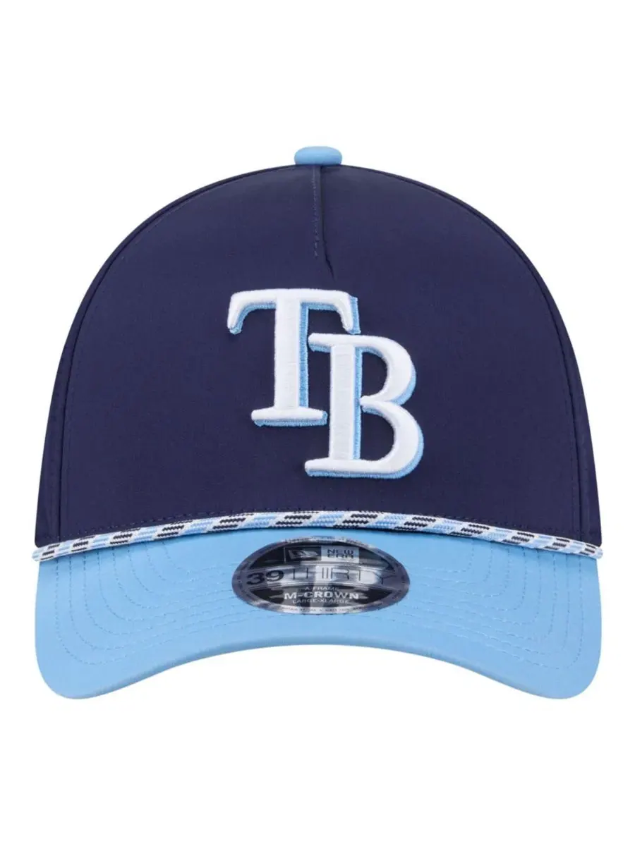 Кепка-флекс-фит с изогнутым козырьком и плетеным канатом, Tampa Bay Rays New Era — изображение 2 из 5