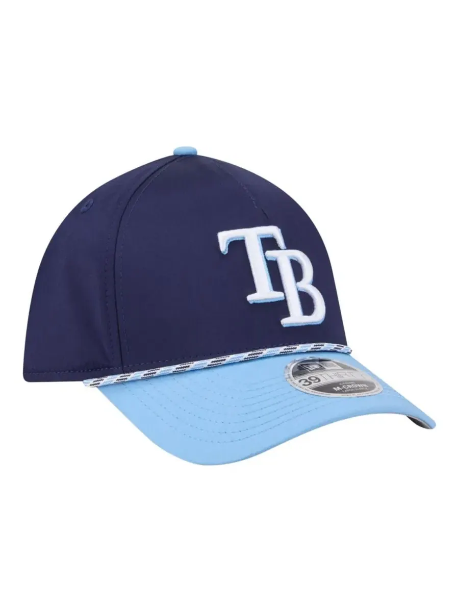 Кепка-флекс-фит с изогнутым козырьком и плетеным канатом, Tampa Bay Rays New Era — изображение 3 из 5