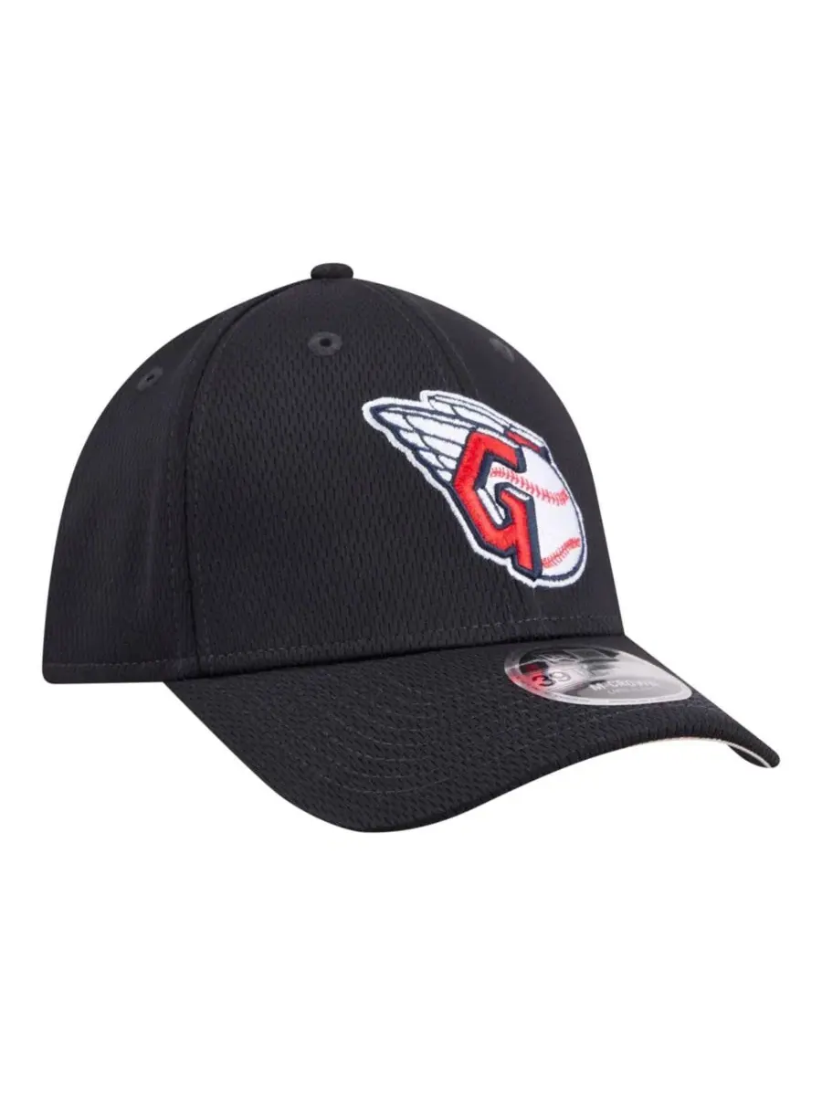 Кепка New Era 39THIRTY Flex Hat с вышивкой Cleveland Guardians — изображение 3 из 5, темно-синий