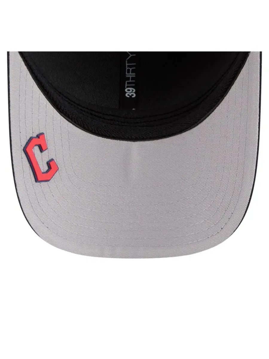 Кепка New Era 39THIRTY Flex Hat с вышивкой Cleveland Guardians — изображение 5 из 5, темно-синий