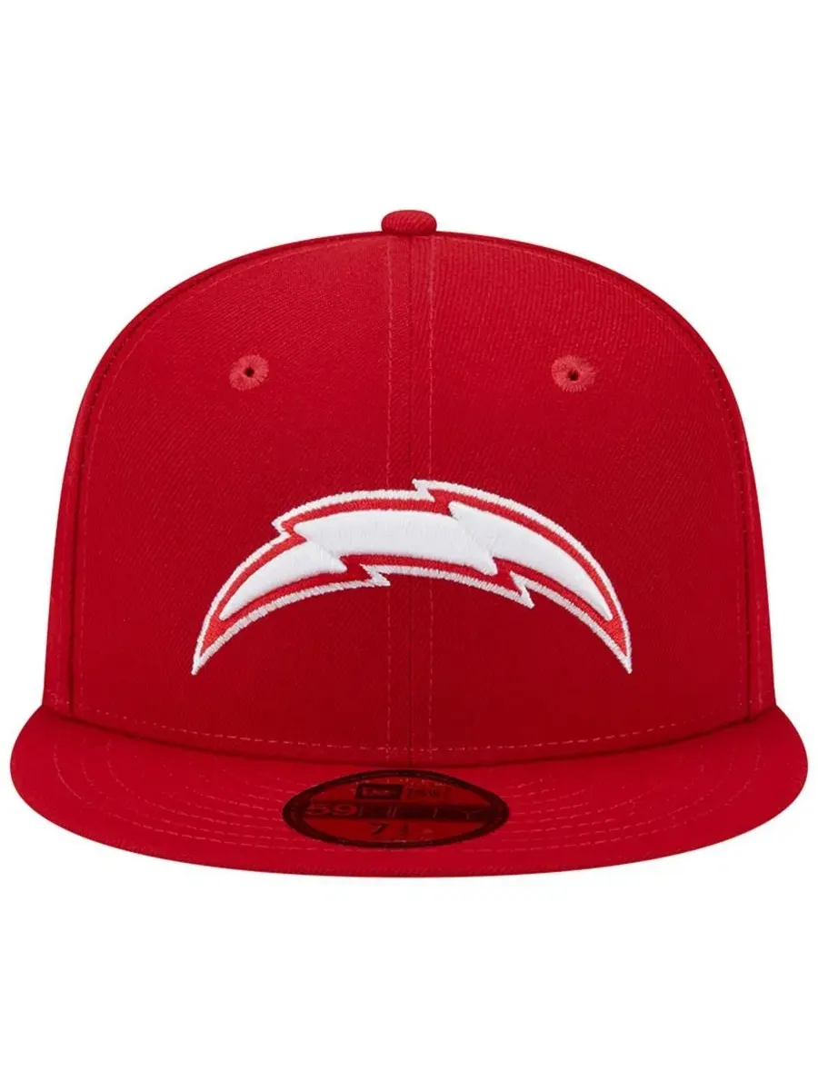 Кепка New Era Los Angeles Chargers Super Bowl XXIX Main Patch 59FIFTY — изображение 2 из 4, алый