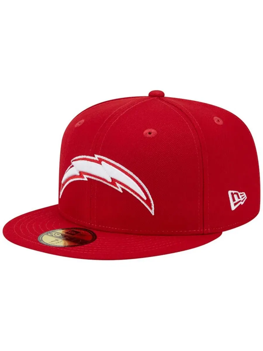 Кепка New Era Los Angeles Chargers Super Bowl XXIX Main Patch 59FIFTY — изображение 3 из 4, алый