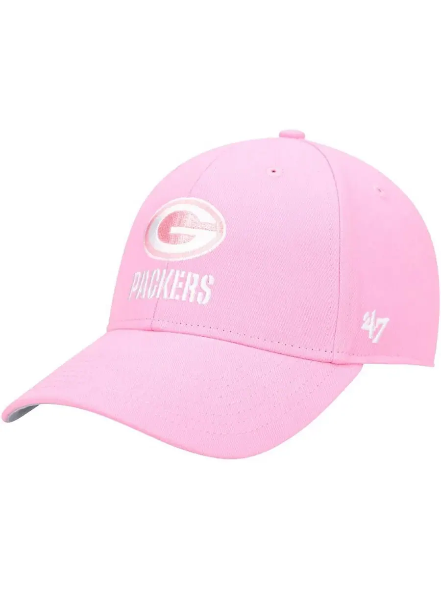 Бейсболка Green Bay Packers Rose MVP с регулируемым ремешком '47 Brand