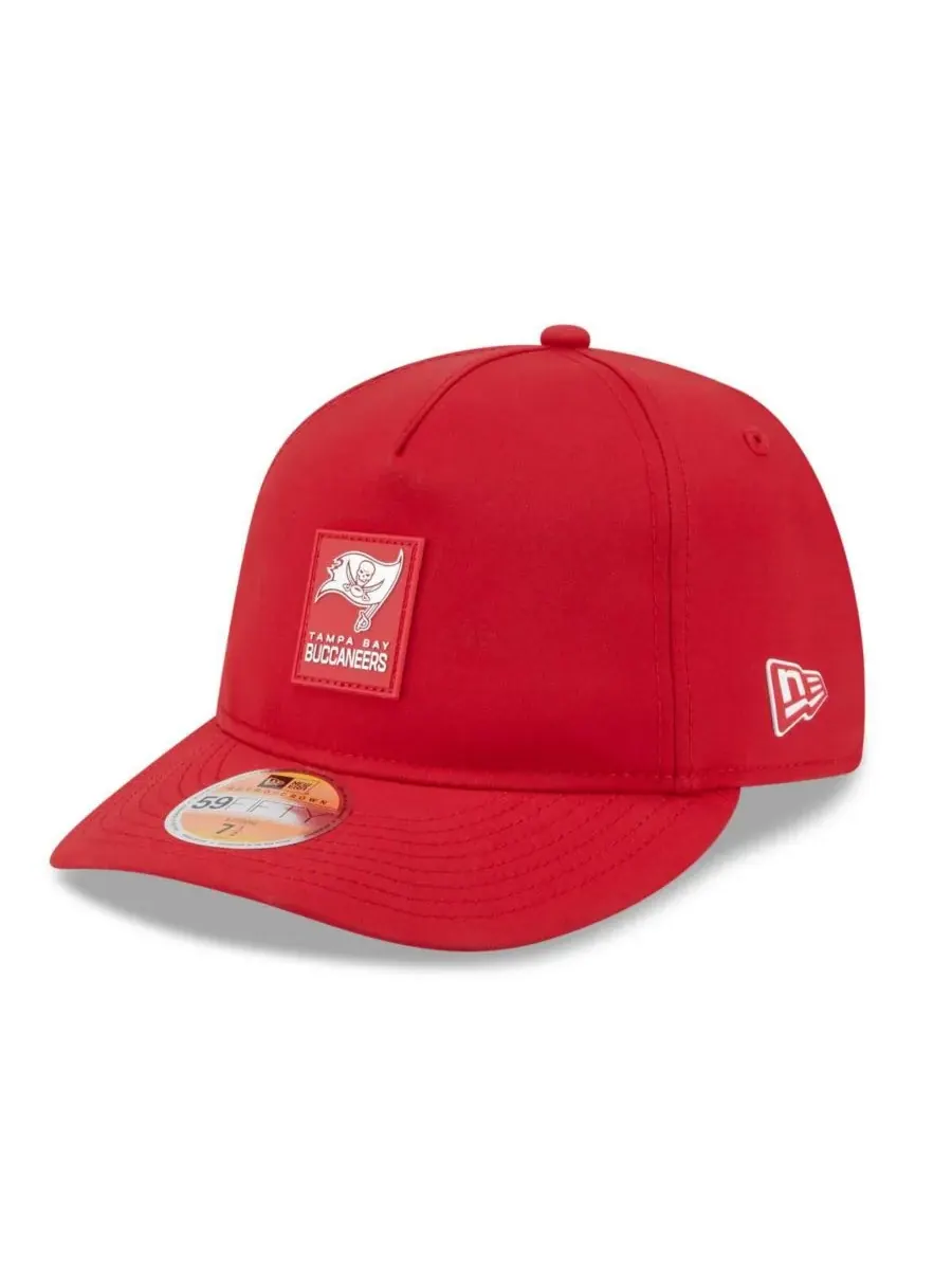 New Era Мужская красная кепка Tampa Bay Buccaneers 2025 Sideline Retro Crown 59FIFTY Fitted Hat