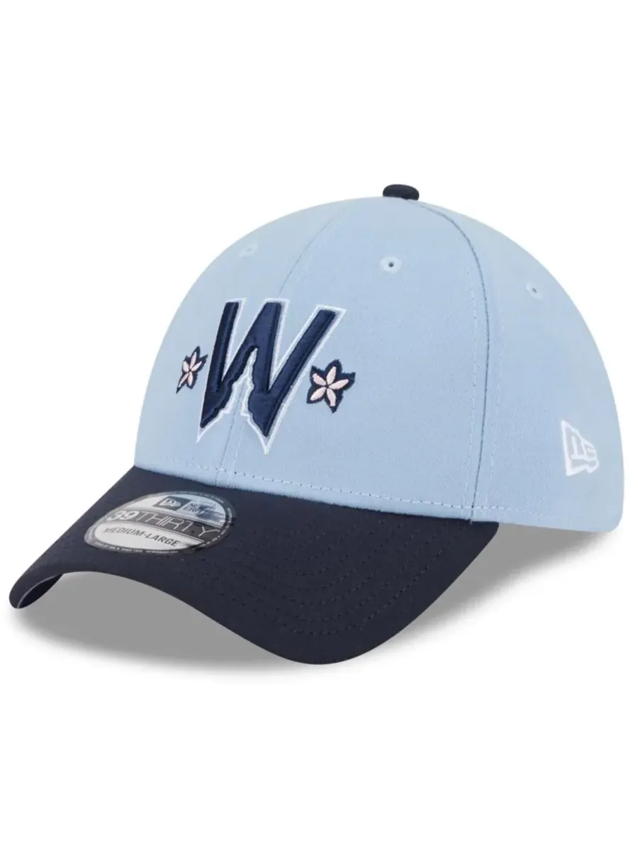 New Era Мужская черная бейсболка Washington Nationals 2025 City Connect 39THIRTY Flex