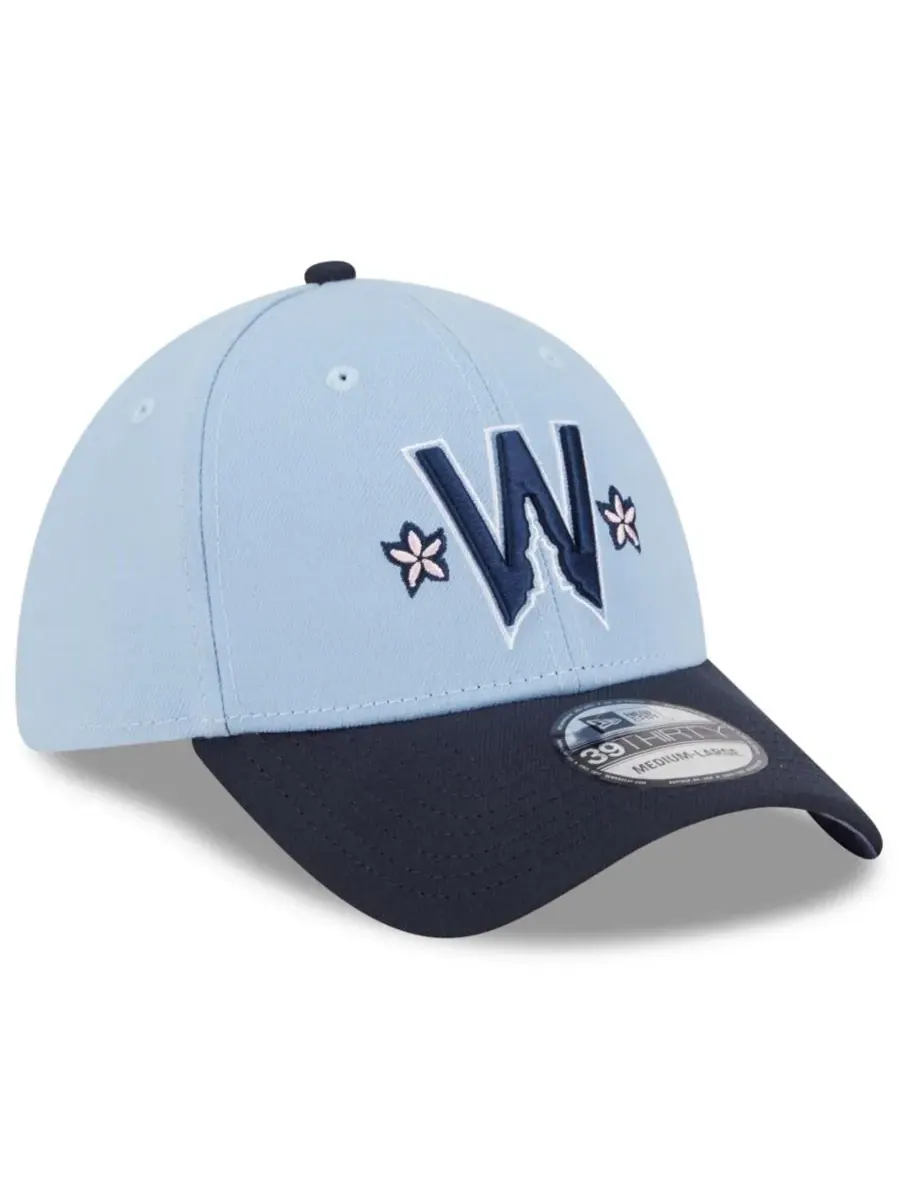 New Era Мужская черная бейсболка Washington Nationals 2025 City Connect 39THIRTY Flex — изображение 3 из 5, черный