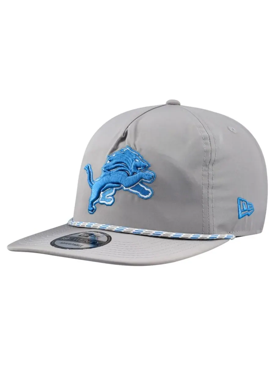 New Era Мужская серебристая кепка Detroit Lions Rope 19TWENTY