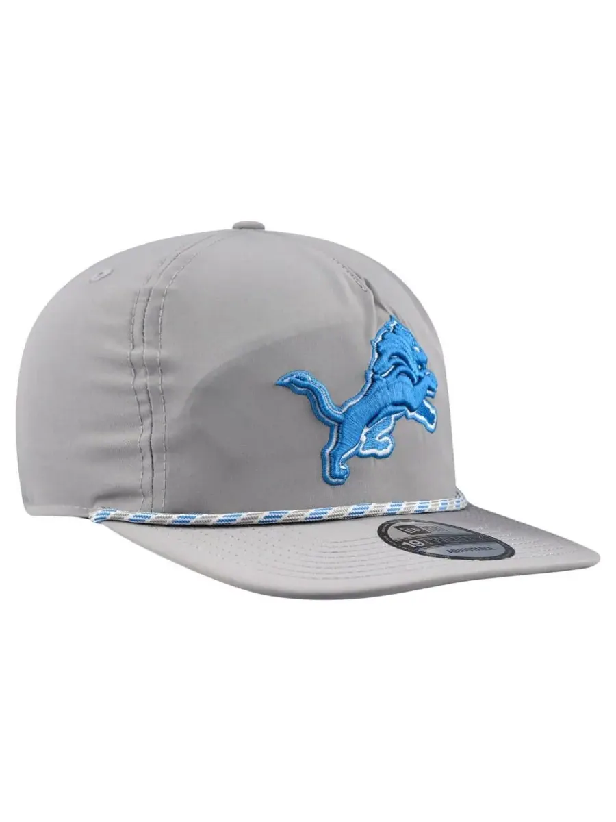 New Era Мужская серебристая кепка Detroit Lions Rope 19TWENTY — изображение 3 из 4, серебряный