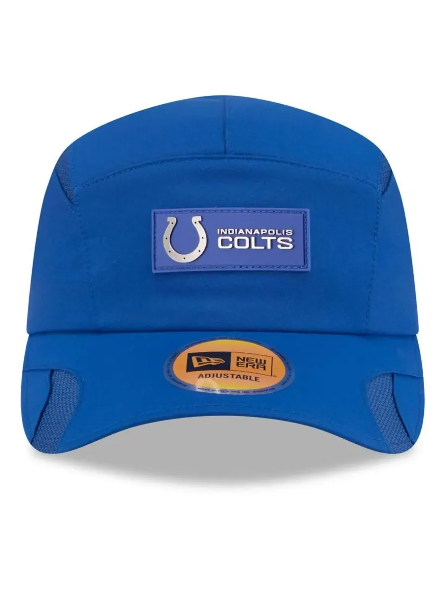Мужская регулируемая бейсболка Royal Indianapolis Colts 2025 Sideline Runner New Era — изображение 5 из 5, королевский