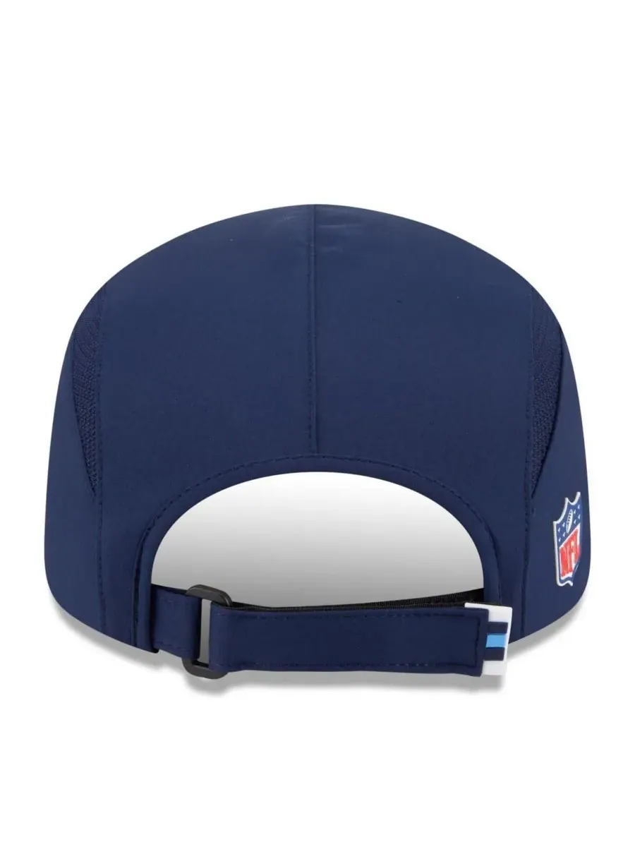 New Era Мужская темно-синяя регулируемая бейсболка Tennessee Titans 2025 Sideline Runner — изображение 2 из 5, темно-синий