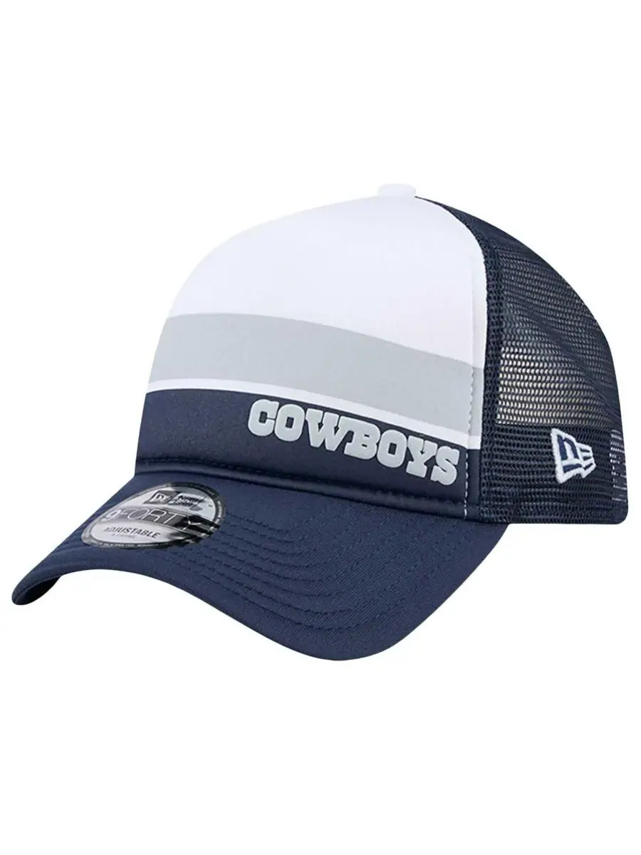 New Era Мужская кепка-тракер Dallas Cowboys Sport Night Color Block 9FORTY A-Frame с регулируемым