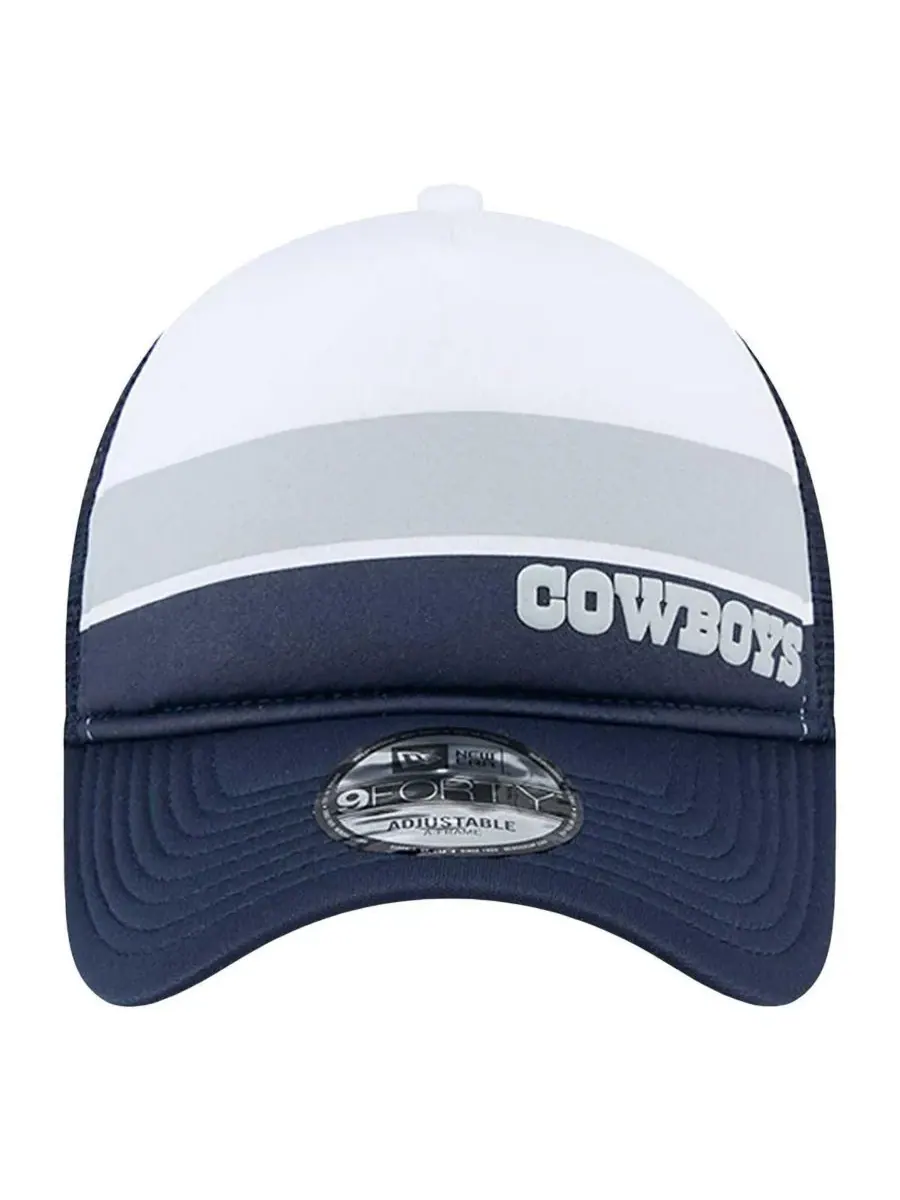 New Era Мужская кепка-тракер Dallas Cowboys Sport Night Color Block 9FORTY A-Frame с регулируемым — изображение 2 из 4
