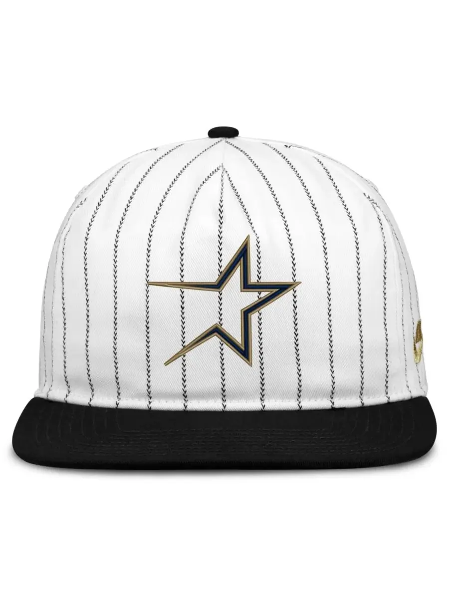 Бейсболка Houston Astros Cooperstown Collection Pro Nike — изображение 2 из 4, белый черный