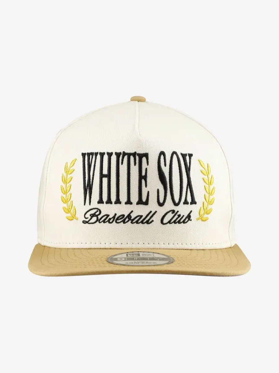 Кепка-снэпбек с вышивкой Chicago White Sox, модель Club 9FIFTY A-Frame New Era — изображение 2 из 5
