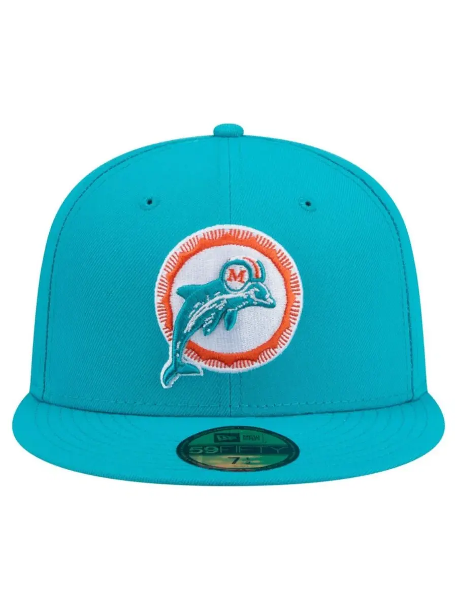 Бейсболка с высокой тульей с вышивкой команды New Era, 59FIFTY — изображение 2 из 6, голубой