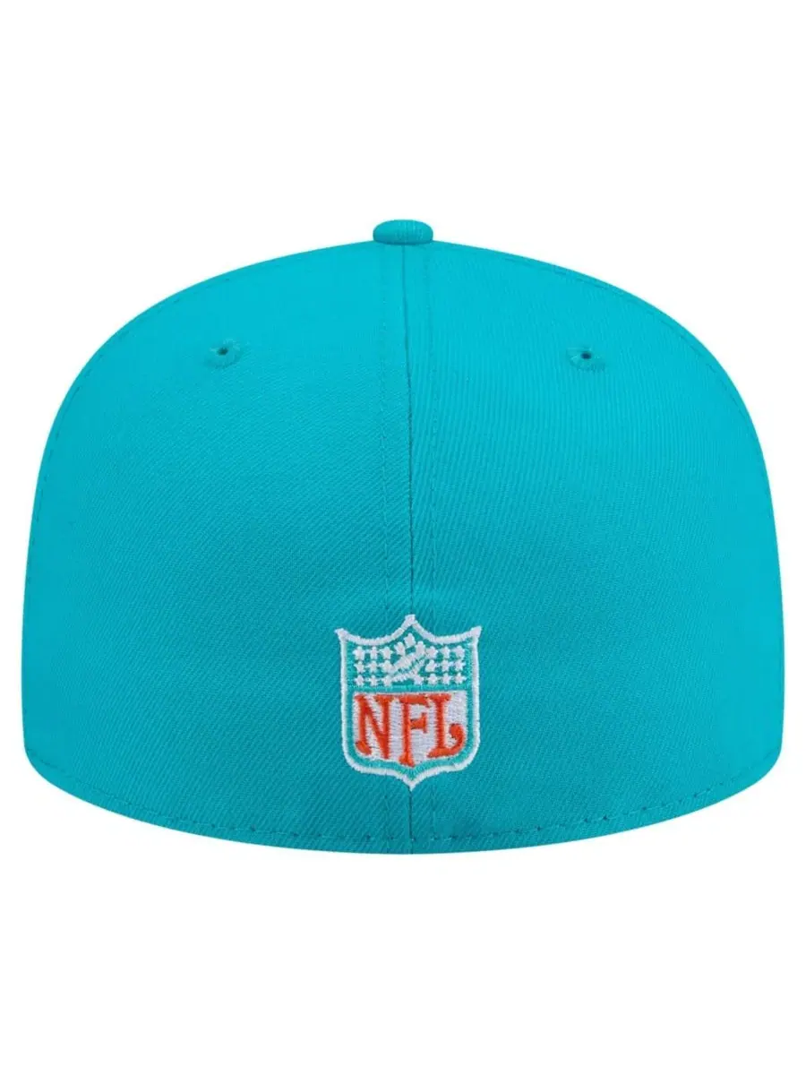 Бейсболка с высокой тульей с вышивкой команды New Era, 59FIFTY — изображение 3 из 6, голубой