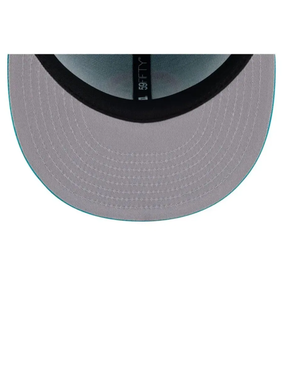 Бейсболка с высокой тульей с вышивкой команды New Era, 59FIFTY — изображение 4 из 6, голубой