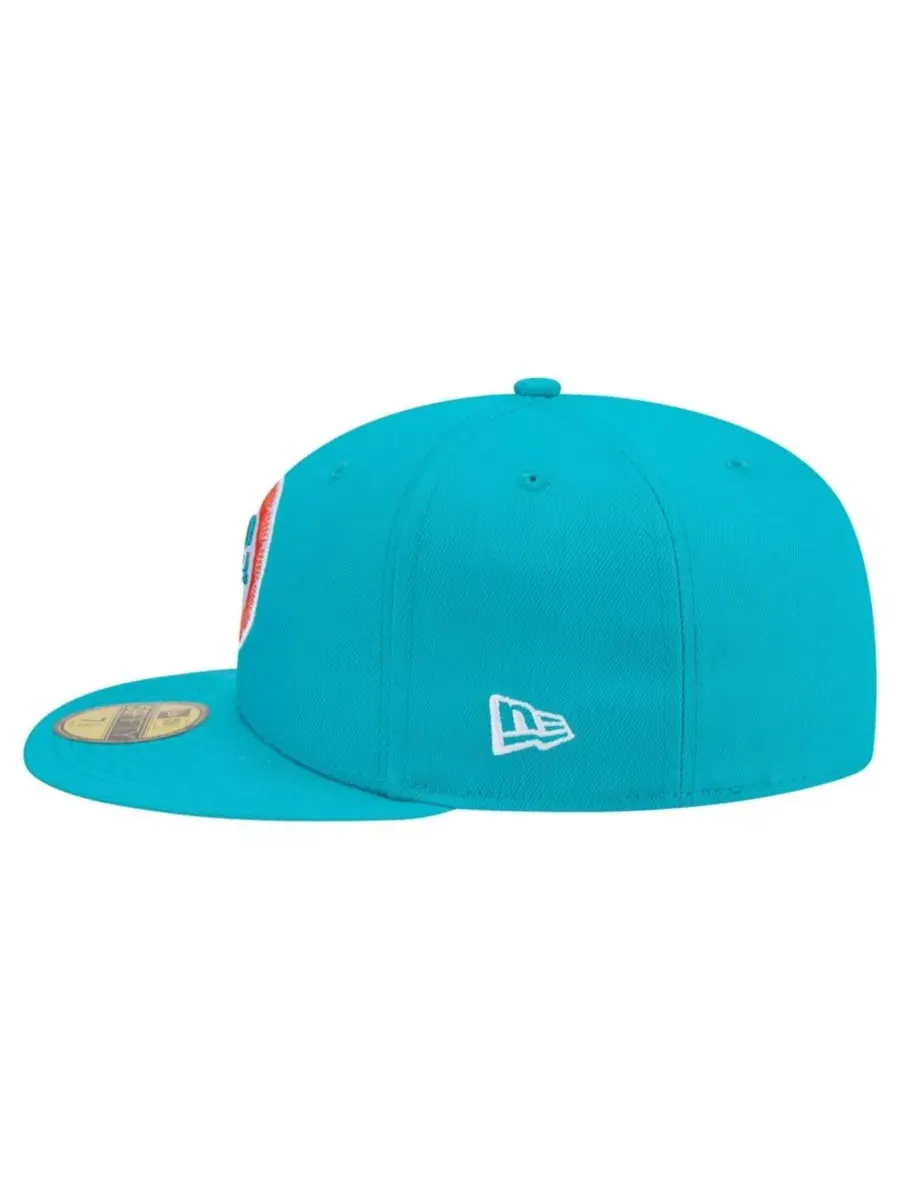 Бейсболка с высокой тульей с вышивкой команды New Era, 59FIFTY — изображение 5 из 6, голубой