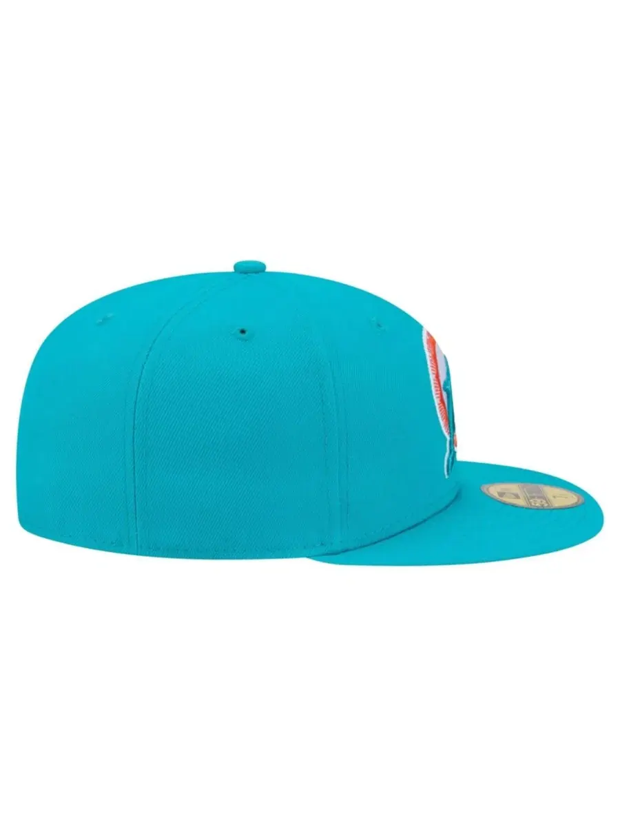 Бейсболка с высокой тульей с вышивкой команды New Era, 59FIFTY — изображение 6 из 6, голубой