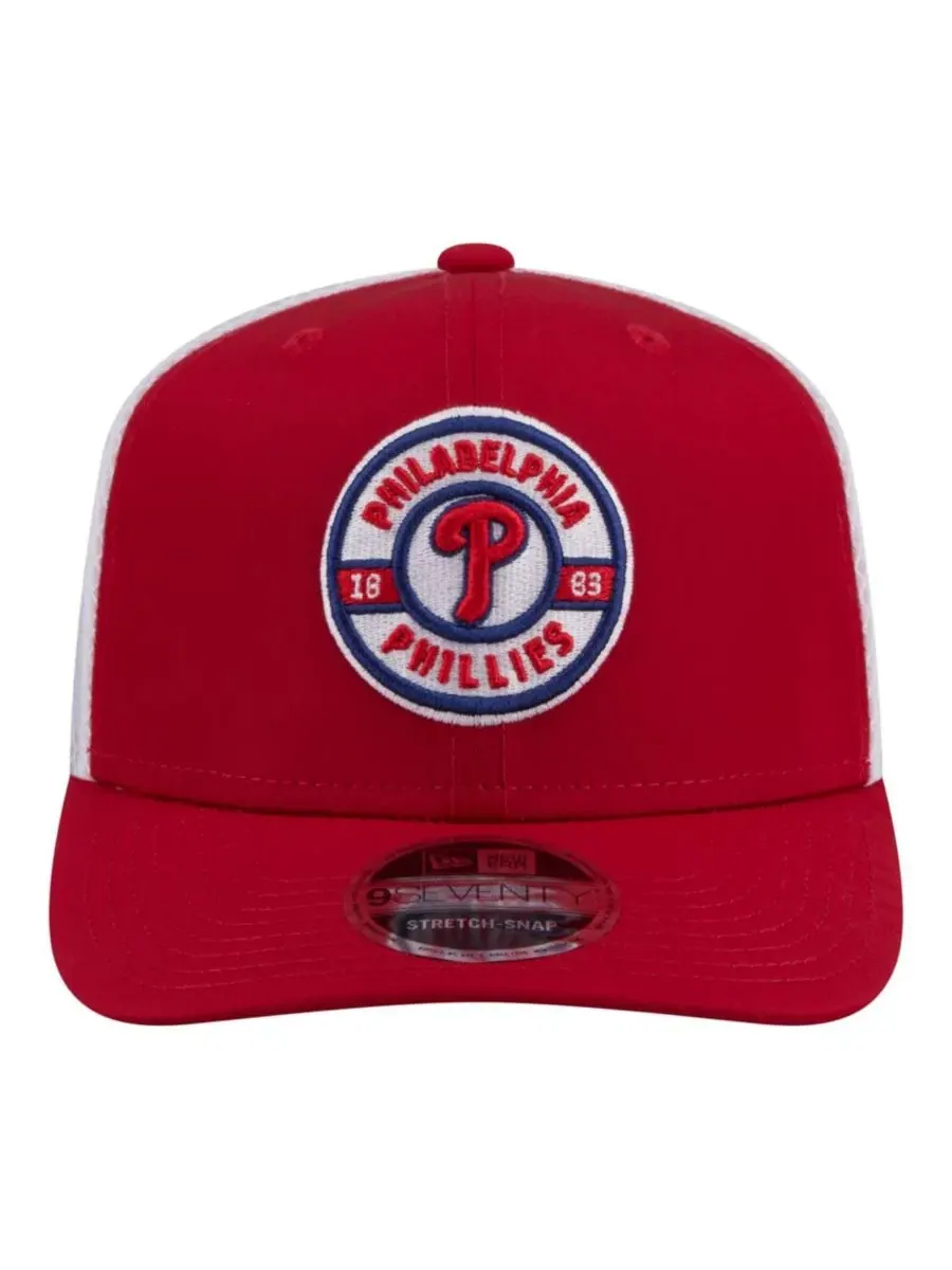 Бейсболка-тракер New Era Philadelphia Phillies Active 9SEVENTY — изображение 2 из 5, красный белый